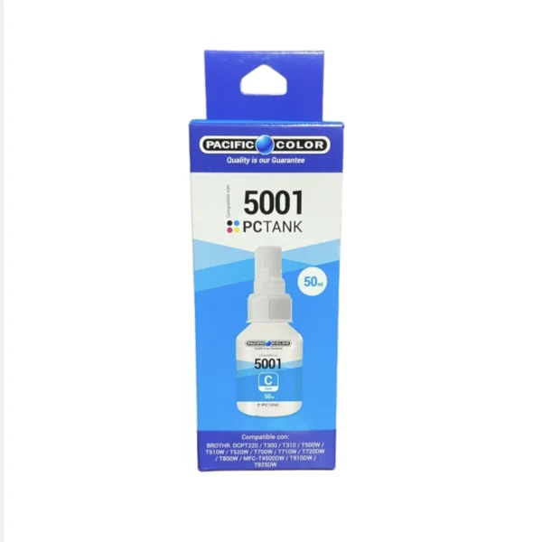 TINTA RECARGA (A) BT5001C CYAN 50ML (BROTHER) PACIFIC COLOR