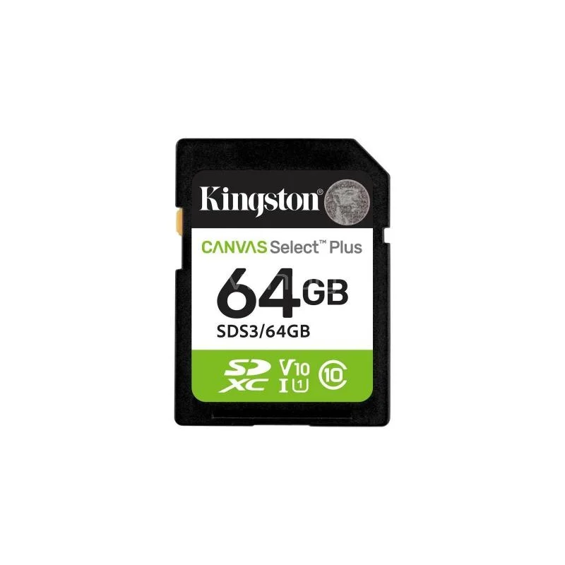 MEMORIA FLASH SD/XC SDS3/64GB/100MB/S V10 A1