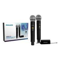 MICROFONO INALAMBRICO SET 2 UN. RECEPTOR RECARGABLE WM314
