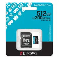 MEMORIA FLASH SD MICRO C/ADAP. 512GB CANVAS GO PLUS 4k/V30 170MB/s