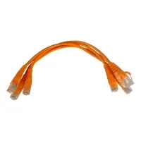 CABLE PATCH CORD CAT.6 0,5M KIT 4 UN NARANJO LSZH INYECTADO