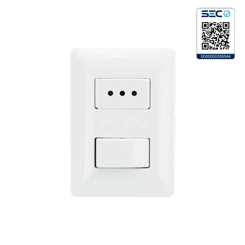INTERRUPTOR PARA MURO COMBINADO 250V 10A 78562 BLANCO PHILCO