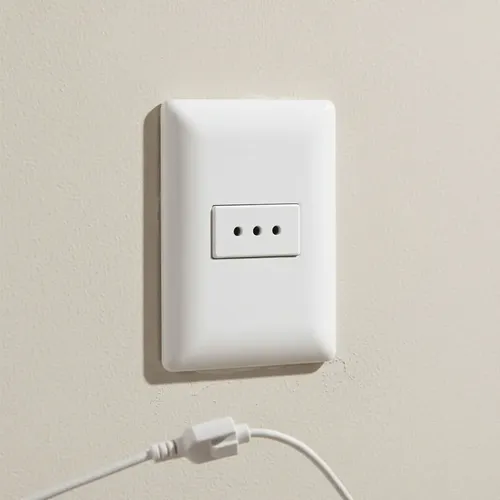 ENCHUFE PARA MURO SIMPLE 250V 10A 78555 BLANCO PHILCO
