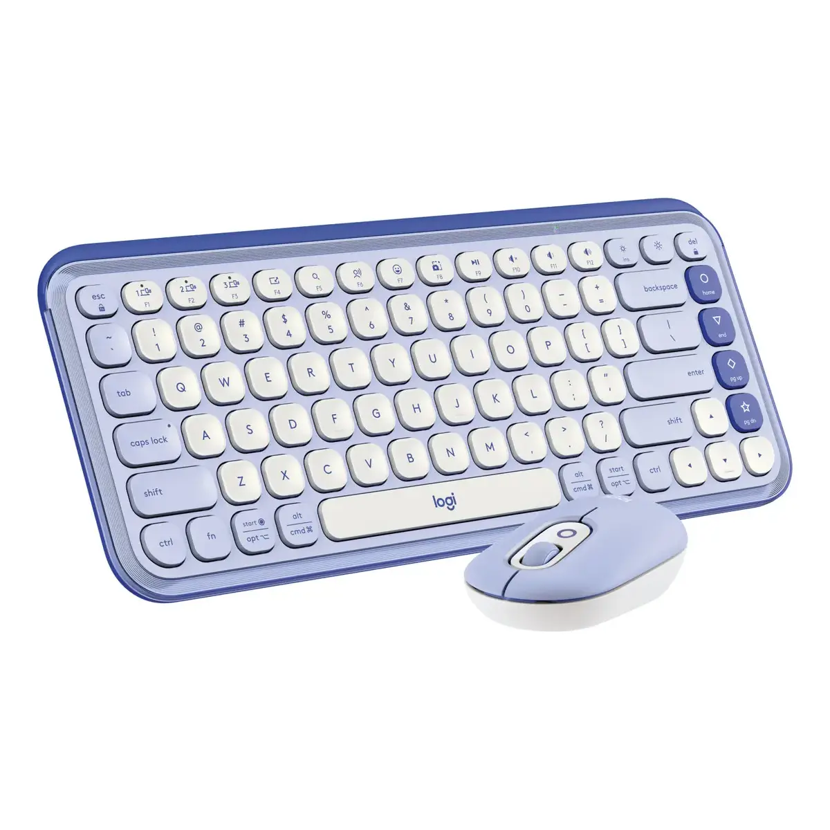 TECLADO/MOUSE INALAMBRICO POP ICON COMBO ESP LILA