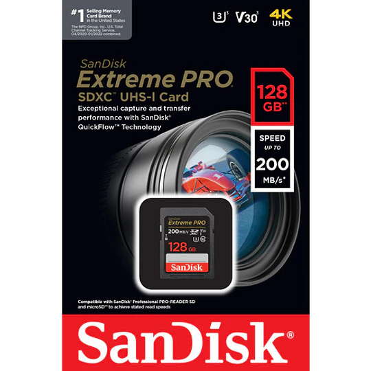 MEMORIA FLASH SD EXTREME UHS-I - 128GB