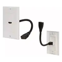 CABLE HDMI EXTENSION FACEPLATE 15CM H/H KEYSTONE V1.4