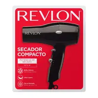 SECADOR DE PELO COMPACTO IONICO 1875W NEGRO 