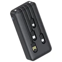 POWER BANK C/CABLES 20000MAH 10.5W GAR159N NEGRO