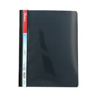CARPETA CON ACCOCLIP CARTA VINIL NEGRO