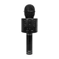 MICROFONO INALAMBRICO KARAOKE RECARGABLE MK004 NEGRO