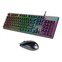 KIT TECLADO/MOUSE GAMING USB MEMBRANA/RGB KM300F