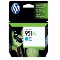 HP 951XL - 24 ml - Alto rendimiento - cián - original - cartucho de tinta - para Officejet Pro 251dw, 276dw, 8100, 8600, 8600 N911a, 8610, 8615, 8620, 8625, 8630