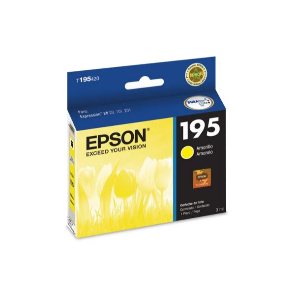 CARTRIDGE 195 AMARILLO EPSON