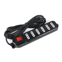 ALARGADOR ELECTRICO MULTIPLE 6 ENCH 5,0M/SLIM6/NEGRO