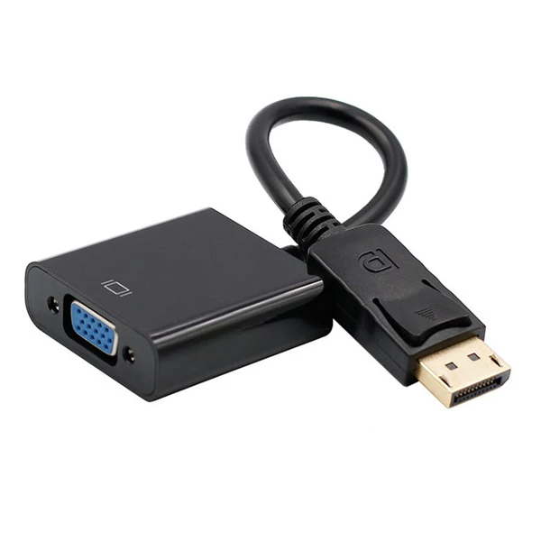 ADAPTADOR/CABLE DISPLAYPORT A VGA M/H NEGRO