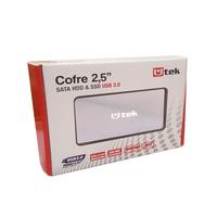COFRE USB 3.0 P/D.DURO 2,5" SATA SILVER UTEK