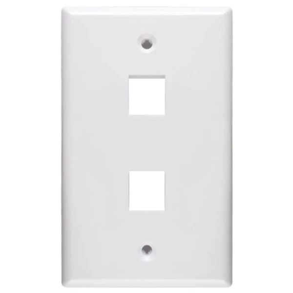 FACEPLATE RJ45/DOBLE UL-NTW50122 ULINK