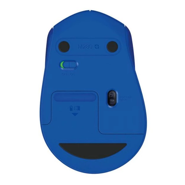 Logitech M280 - Ratón - diestro - óptico - 3 botones - inalámbrico - 2.4 GHz - receptor inalámbrico USB - azul 3