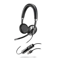 AUDIFONO ALAMBRICO USB-A OVER-EAR C/MICROFONO BLACKWIRE STEREO C725-M