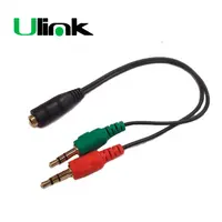 CABLE AUDIO JACK H  A  2 JACK M 15CM  COD: 150169 ULINK