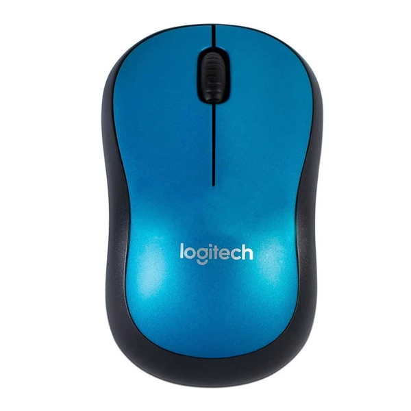 Logitech M185 - Ratón - diestro y zurdo - óptico - inalámbrico - 2.4 GHz - receptor inalámbrico USB - azul 2