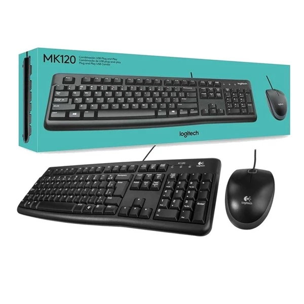 Teclado/mouse alámbrico MK120 - USB