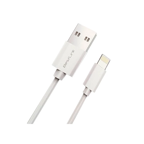 CABLE CARGADOR Y DATOS  LIGHTNING 1.5M BL-CH200CE/BLANCO