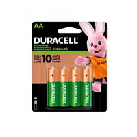 PILA RECARGABLE AA 4/2500 MAH PACK 4 UN. DURACELL