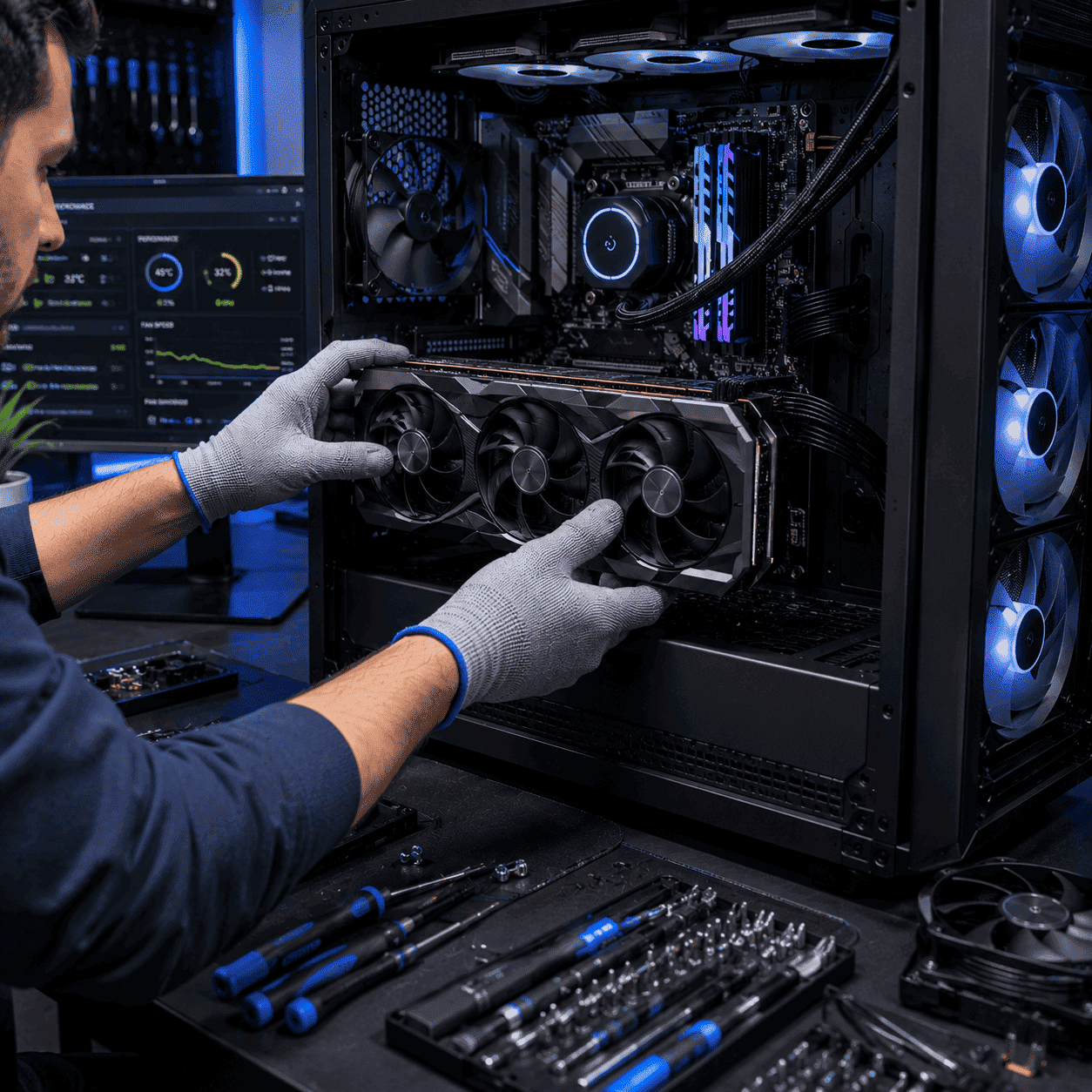SERVICIO TECNICO INSTALAC. Y CONFIG.  TARJ. VIDEO PC ESCRITORIO