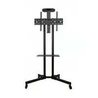 SOPORTE TV 32" A 65" PEDESTAL CON RUEDAS