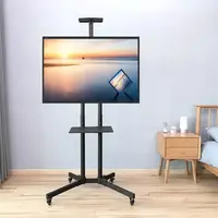 SOPORTE TV 32" A 65" PEDESTAL CON RUEDAS