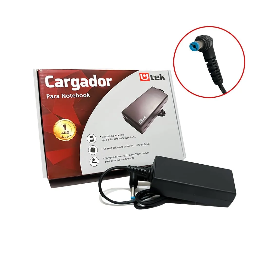 CARGADOR NTBK ALTERNATIVO 19,0V - 2,37A 45W 5.5*1.7MM   UT-AC45