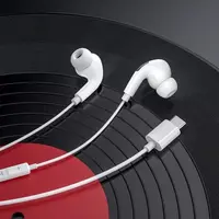 AUDIFONO ALAMBRICO IN-EAR C/MICROFONO LIGHTNING /M1 PRO/BLANCO