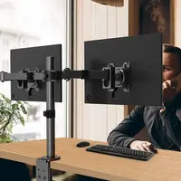 Soporte Monitor Doble p/Escritorio 10"-27" M052/30089 