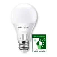 AMPOLLETA LED TIPO BALLET/LUZ FRIA/9W A60/2-SENSOR L/E27/174629 WELLMAX