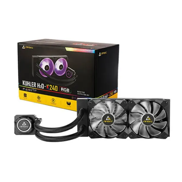 VENTILADOR CPU WATER COOLER  KUHLER K240RGB ANTEC 5