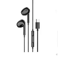 AUDIFONO ALAMBRICO IN-EAR C/MICROFONO USB C BM30 MAX/NEGRO