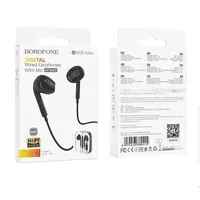 AUDIFONO ALAMBRICO IN-EAR C/MICROFONO USB C BM30 MAX/NEGRO