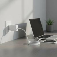 CARGADOR RAPIDO PARED USB-C A LIGHTNING 1,0MT/QC624