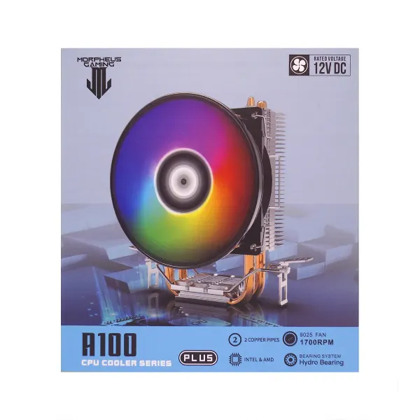 VENTILADOR CPU S/1700/1200/11151/AM4 A100 ARGB MORPHEUS 2