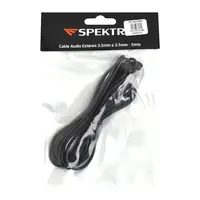 CABLE AUDIO PLUG - PLUG 3.5MM 5MT SPEKTRA