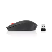 Lenovo ThinkPad Essential Wireless Mouse - Ratón - óptico - 3 botones - inalámbrico - 2.4 GHz - receptor inalámbrico USB - Campus