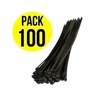 AMARRA CABLE PLASTICA 300X4,8 MM X 100 UN NEGRA/3010302 LEXO