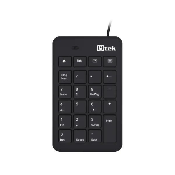 TECLADO NUMERICO ALAMBRICO USB MMD  UT-KBN700U