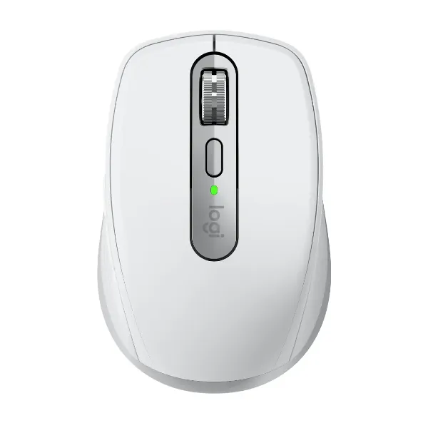 Logitech MX Anywhere 3S - Ratón - óptico - 6 botones - inalámbrico - Bluetooth - receptor de USB Logitech Logi Bolt - gris pálido