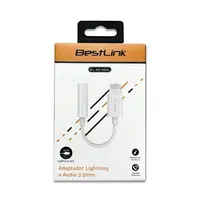ADAPTADOR LIGHTNING M A JACK 3.5 H BL-AD100AL BESTLINK
