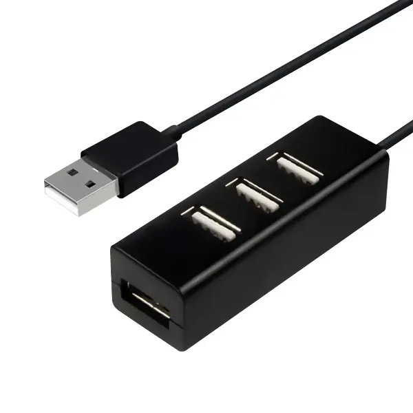 HUB USB 2.0 a 4 PUERTOS USB 2.0 - Cable 80cm UL-HUB408 