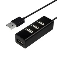 HUB USB 2.0 a 4 PUERTOS USB 2.0 - Cable 80cm UL-HUB408 