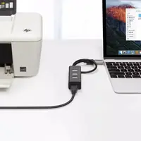 HUB USB 2.0 a 4 PUERTOS USB 2.0 - Cable 80cm UL-HUB408 