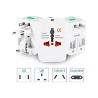 ADAPTADOR CORRIENTE UNIVERSAL/TRAVEL 125V-6A/250V-13A  931L